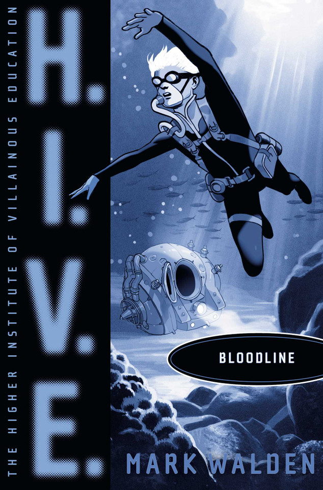 Bloodline (H.I.V.E.) book cover by Mark Walden