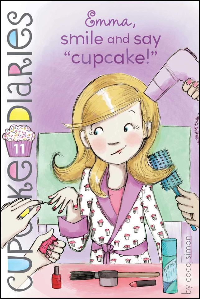 Emma, Smile and Say "Cupcake!" (Cupcake Diaries) book cover by Coco Simon