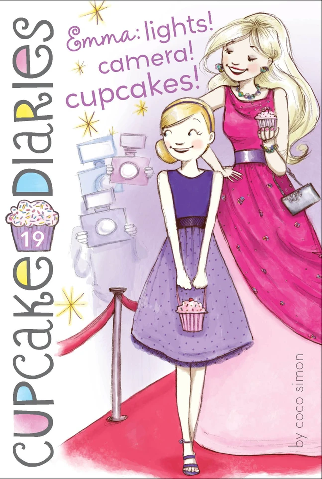 Emma: Lights! Camera! Cupcakes! (Cupcake Diaries) book cover by Coco Simon