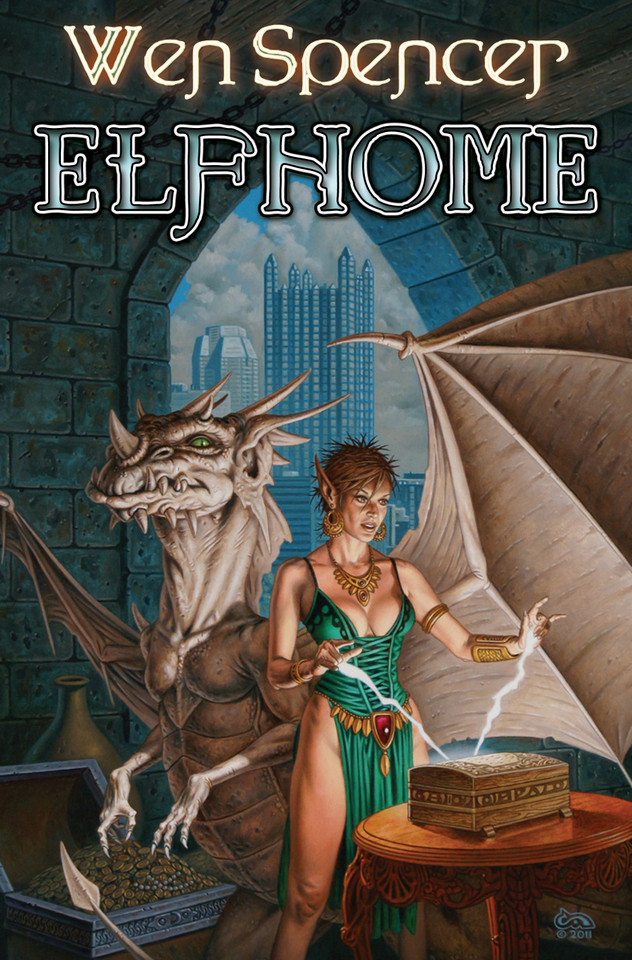 Elfhome book cover by Wen Spencer