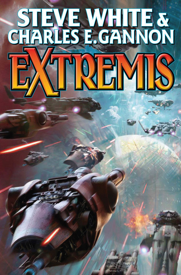 Extremis book cover by Steve White, Charles E. Gannon
