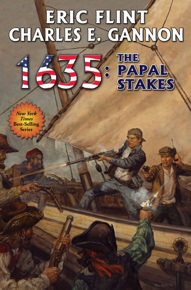 1635: Papal Stakes book cover by Eric Flint, Charles E. Gannon