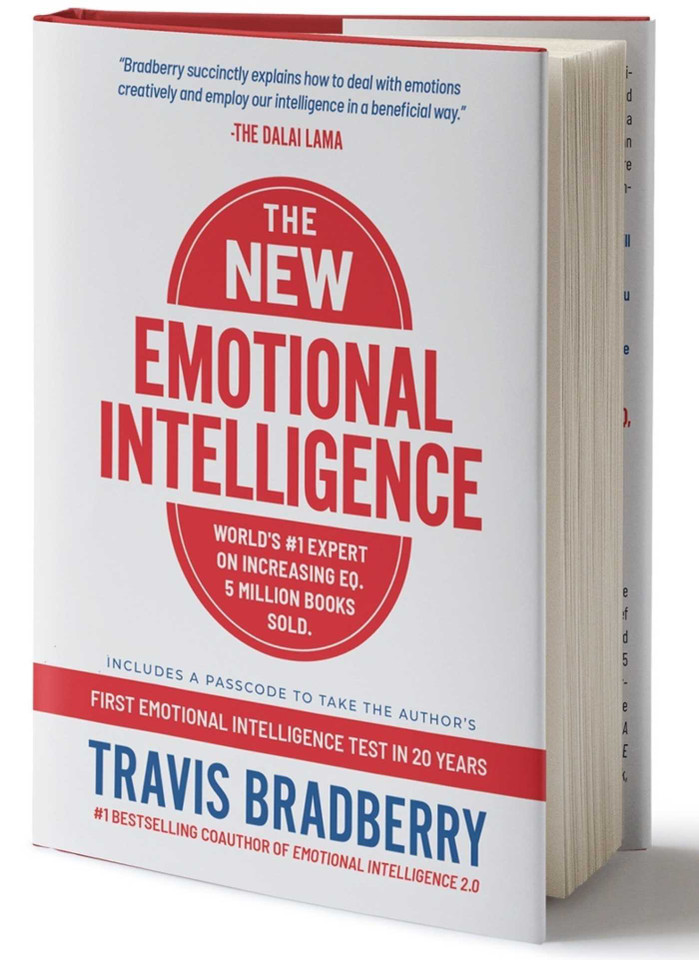 The New Emotional Intelligence book cover by Travis Bradberry