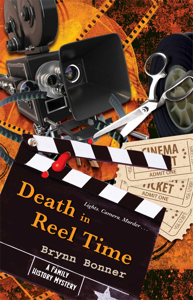 Death in Reel Time (A Family History Mystery) book cover by Brynn Bonner