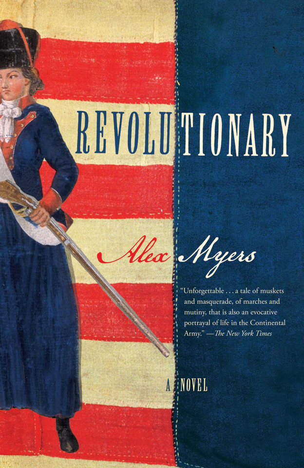 Revolutionary book cover by Alex Myers