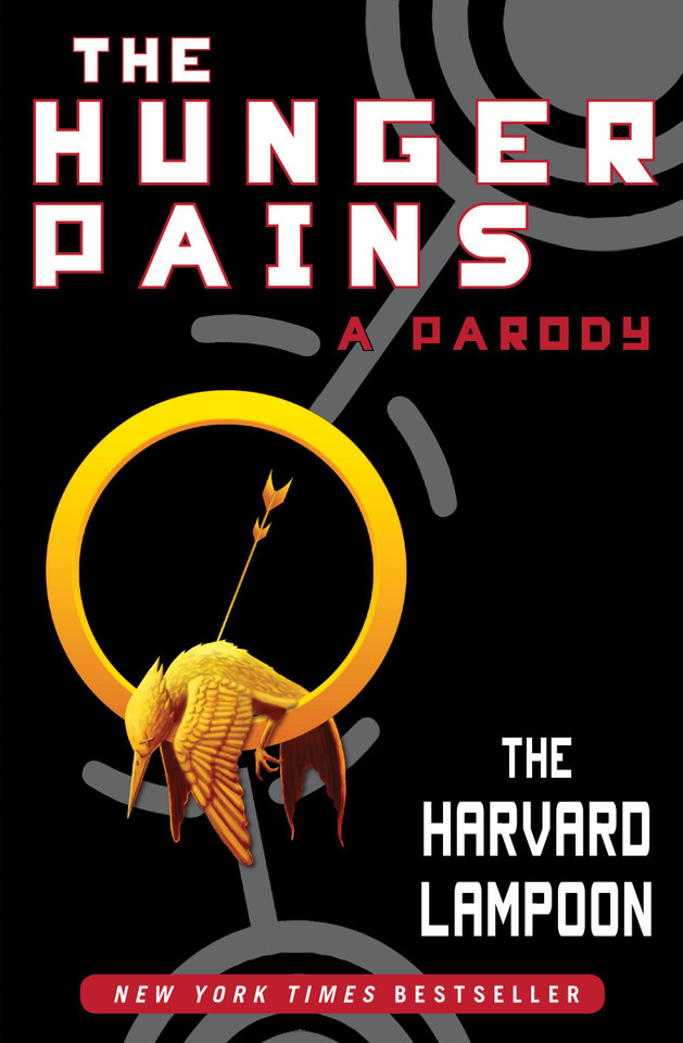 The Hunger Pains: A Parody book cover by The Harvard Lampoon
