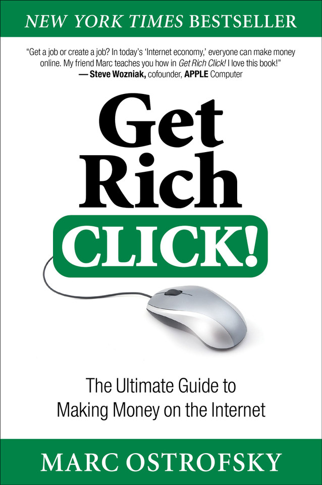 Get Rich Click!: The Ultimate Guide to Making Money on the Internet book cover by Marc Ostrofsky