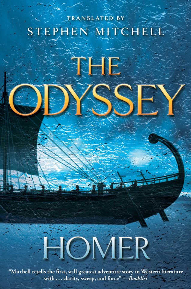 The Odyssey: (The Stephen Mitchell Translation) book cover by Homer