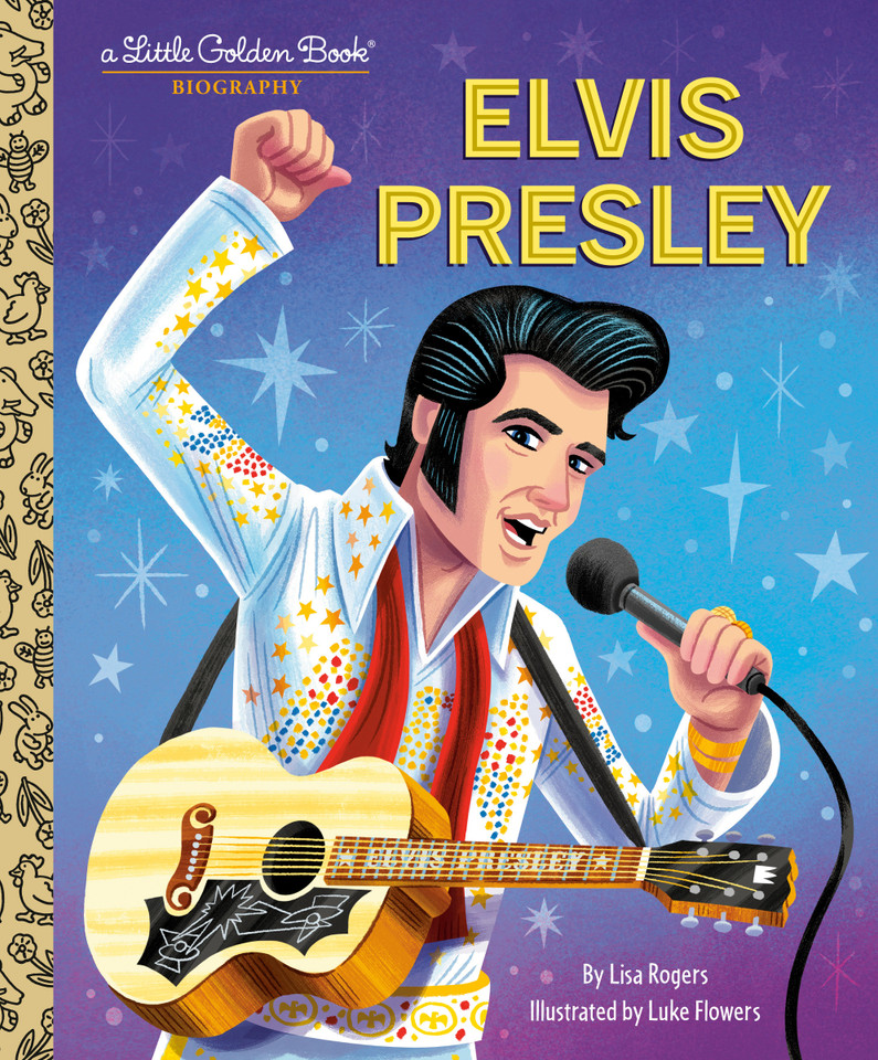 Elvis Presley: A Little Golden Book Biography (Little Golden Book Biographies) book cover by Lisa Jean Rogers