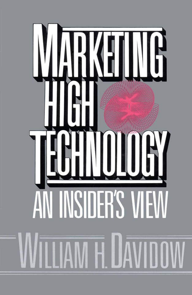 Marketing High Technology book cover by William H. Davidow