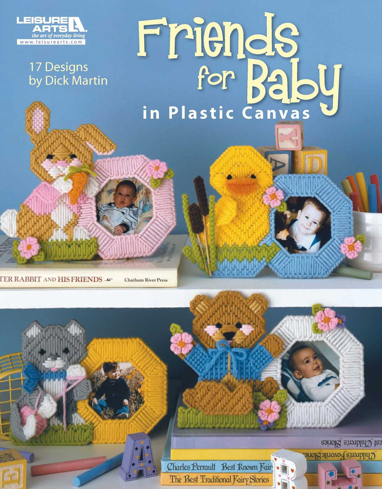 Friends for Baby in Plastic Canvas: 17 Designs by Dick Martin book cover by Dick Martin