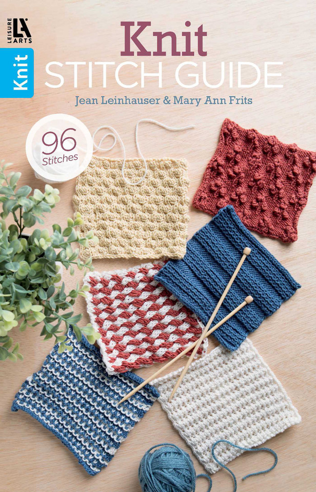 Knit Stitch Guide: 96 Stitches book cover by Leisure Arts