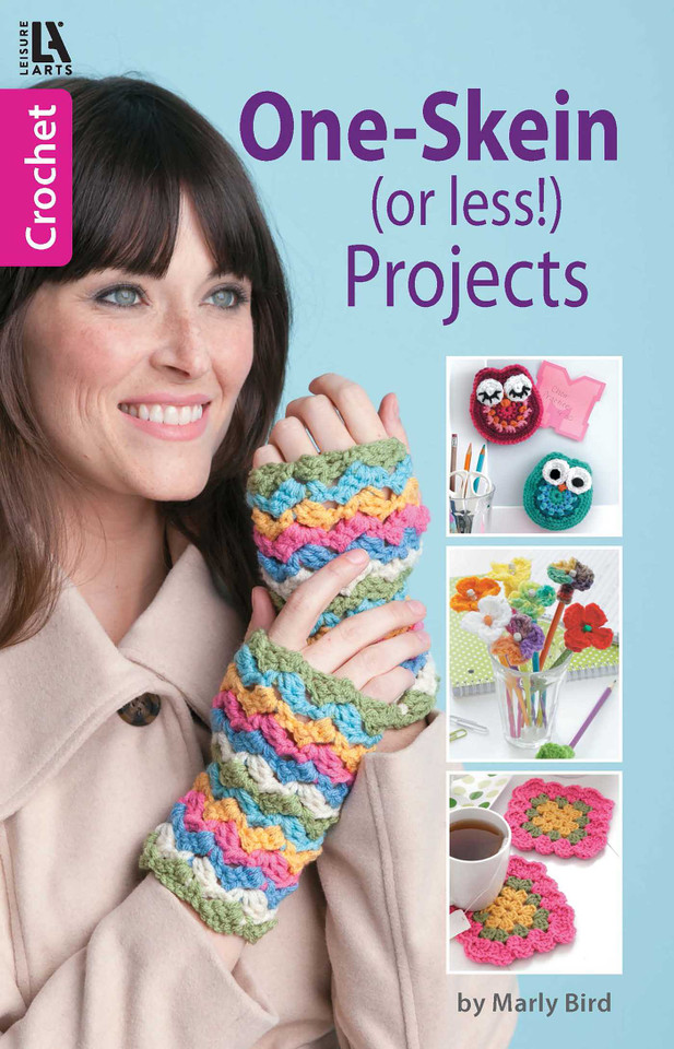 One-Skein (or less!) Projects book cover by Marly Bird