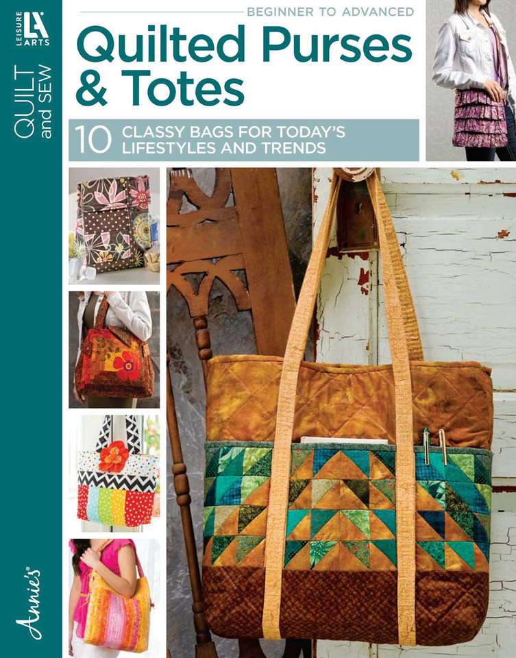 Quilted Purses & Totes: 10 Classy Bags for Today's Lifestyles and Trends book cover by Leisure Arts
