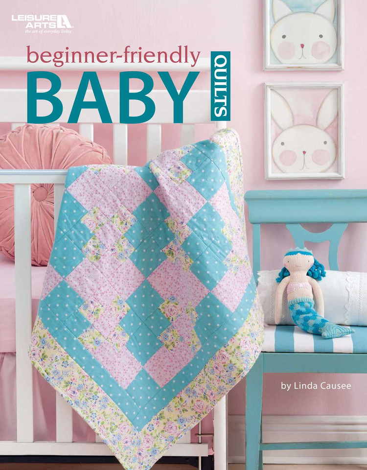 Beginner-Friendly Baby Quilts book cover by Leisure Arts