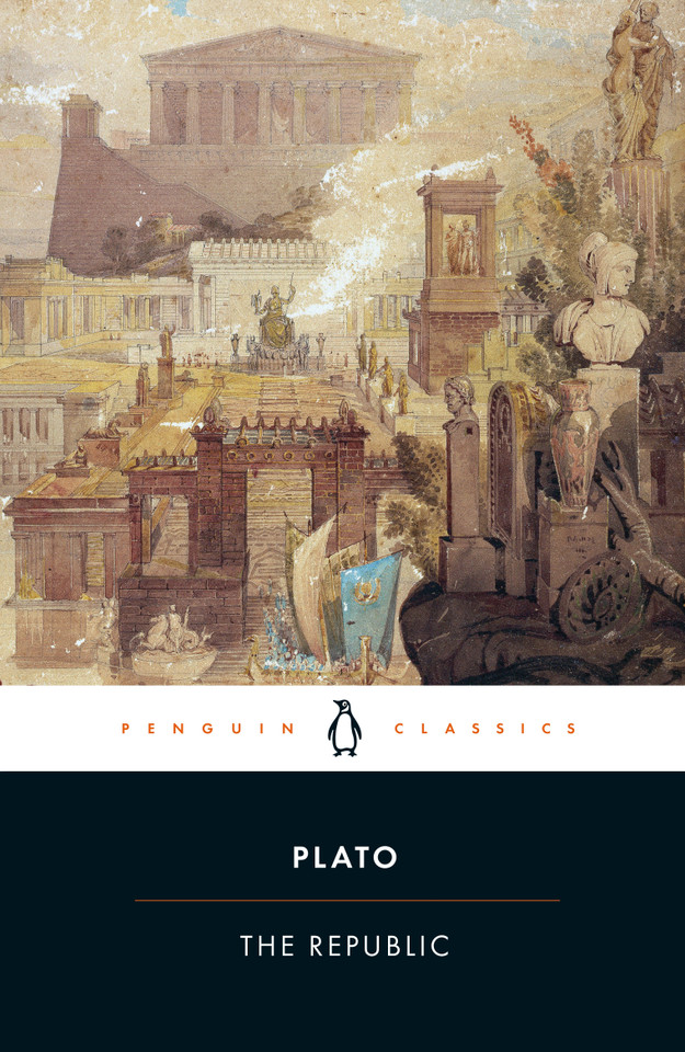 The Republic book cover by Plato