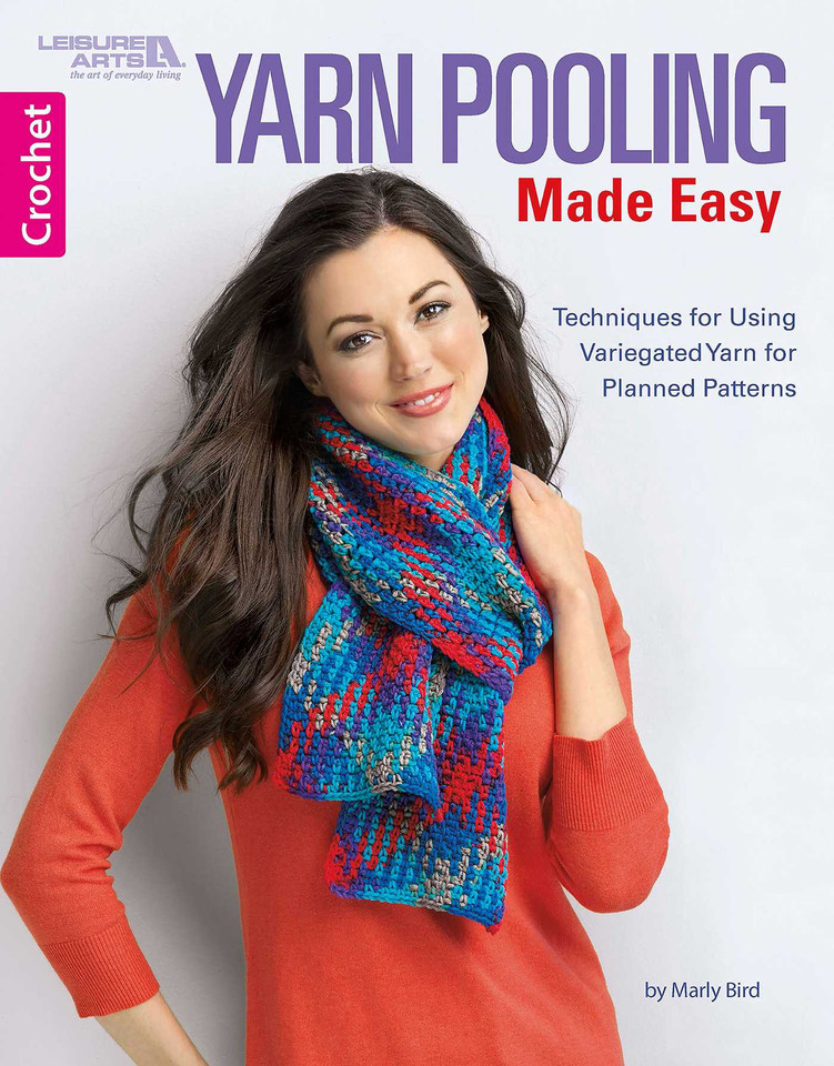 Yarn Pooling Made Easy: Techniques for Using Variegated Yarn for Planned Patterns book cover by Marly Bird
