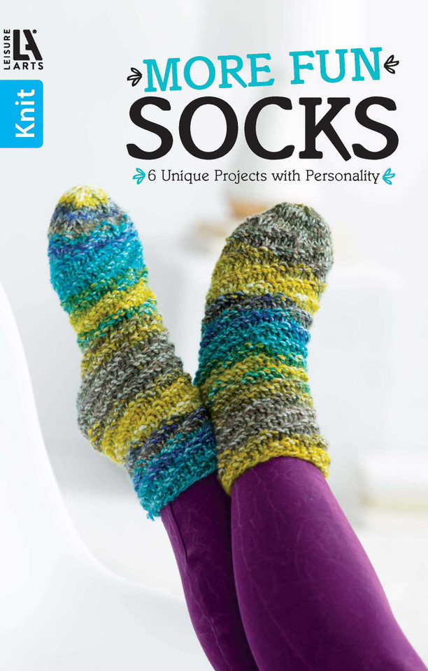 More Fun Socks: 6 Unique Projects with Personality book cover by Leisure Arts