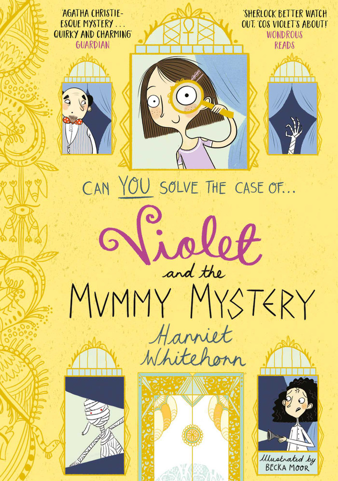 Violet and the Mummy Mystery (Violet Investigates) book cover by Harriet Whitehorn