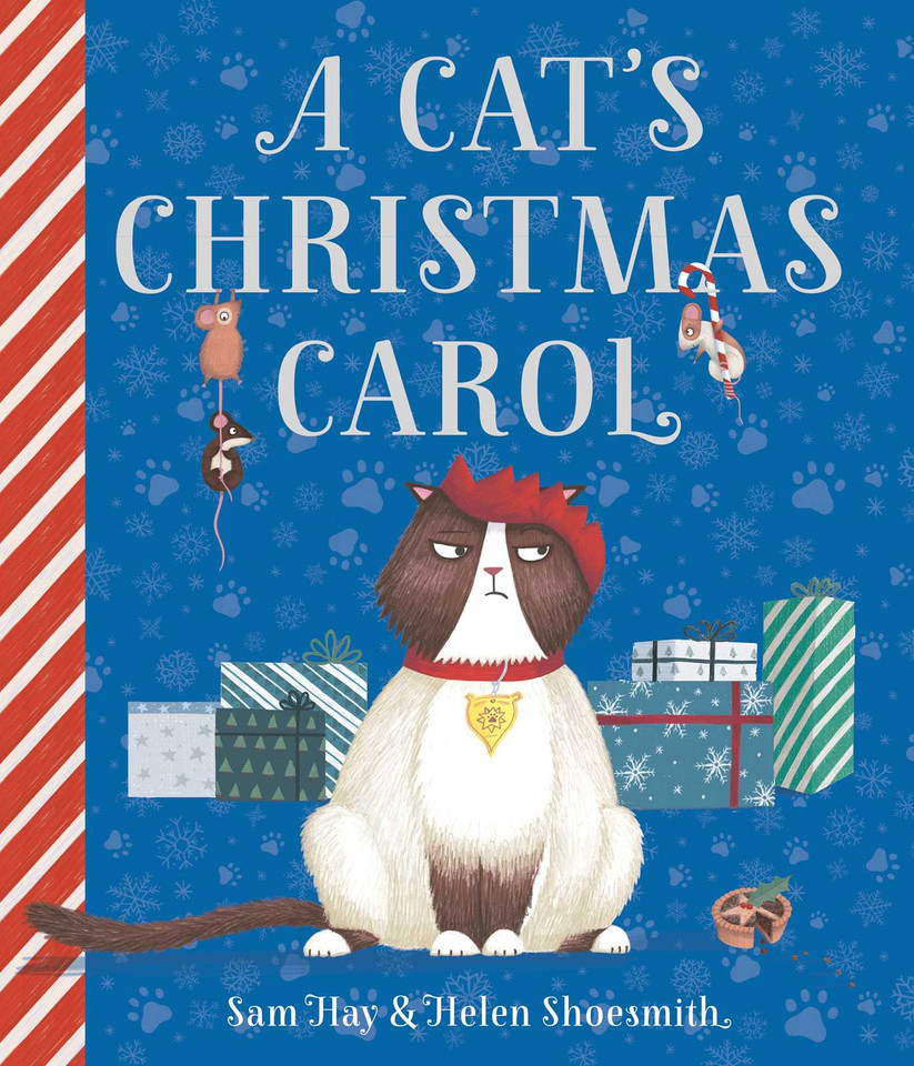 A Cat's Christmas Carol book cover by Sam Hay, Helen Shoesmith