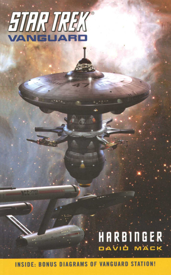 Vanguard #1: Harbinger (Star Trek: The Original Series) book cover by David Mack