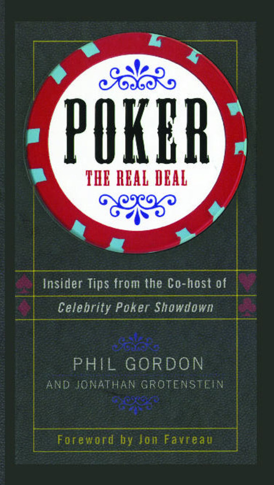 Poker: The Real Deal book cover by Phil Gordon, Jonathan Grotenstein
