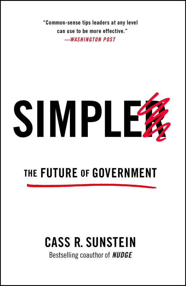 Simpler: The Future of Government book cover by Cass R. Sunstein