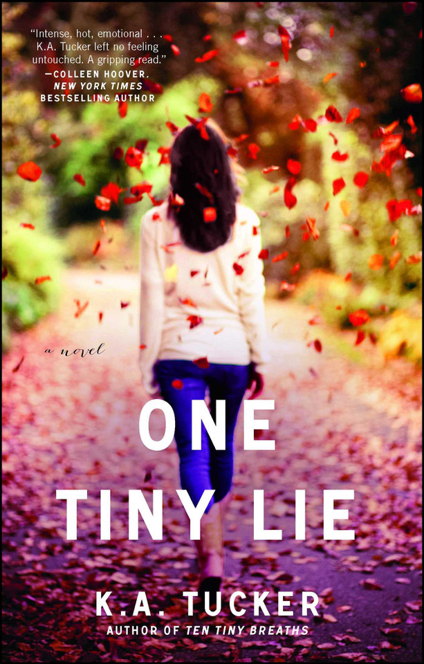 One Tiny Lie: A Novel (The Ten Tiny Breaths Series) book cover by K.A. Tucker