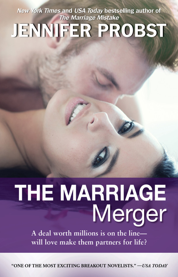 The Marriage Merger (Marriage to a Billionaire) book cover by Jennifer Probst