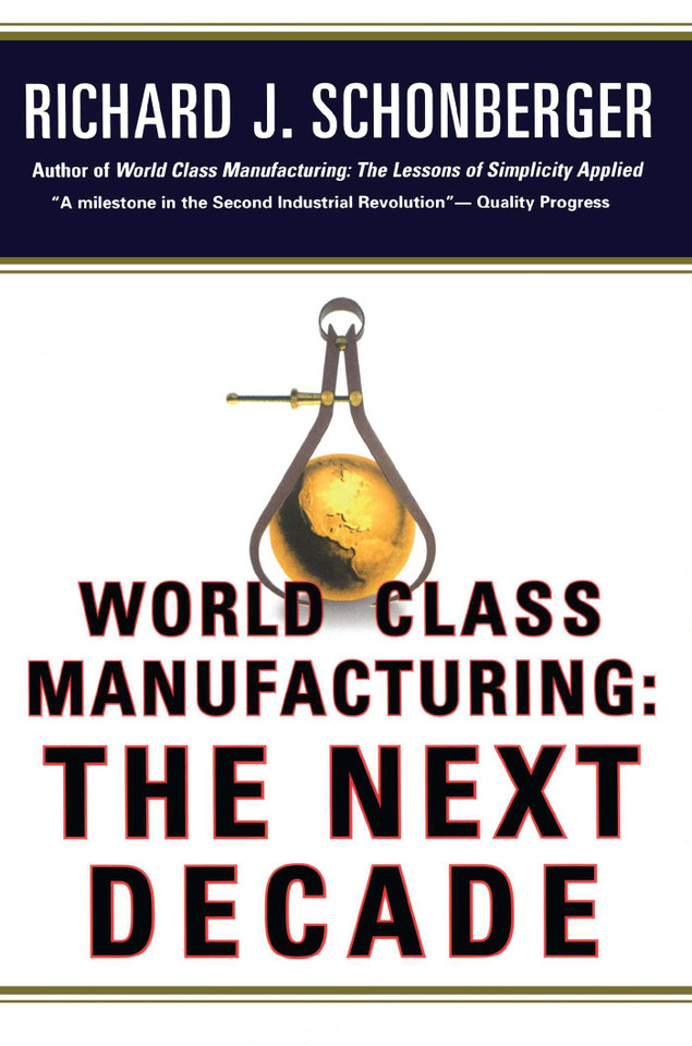 World Class Manufacturing: The Next Decade: Building Power, Strength, and Value book cover by Richard J. Schonberger