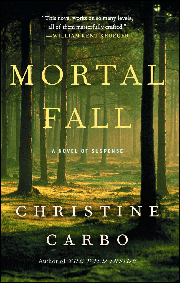 Mortal Fall: A Novel of Suspense (Glacier Mystery Series) book cover by Christine Carbo