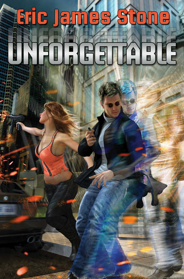 Unforgettable book cover by Eric James Stone