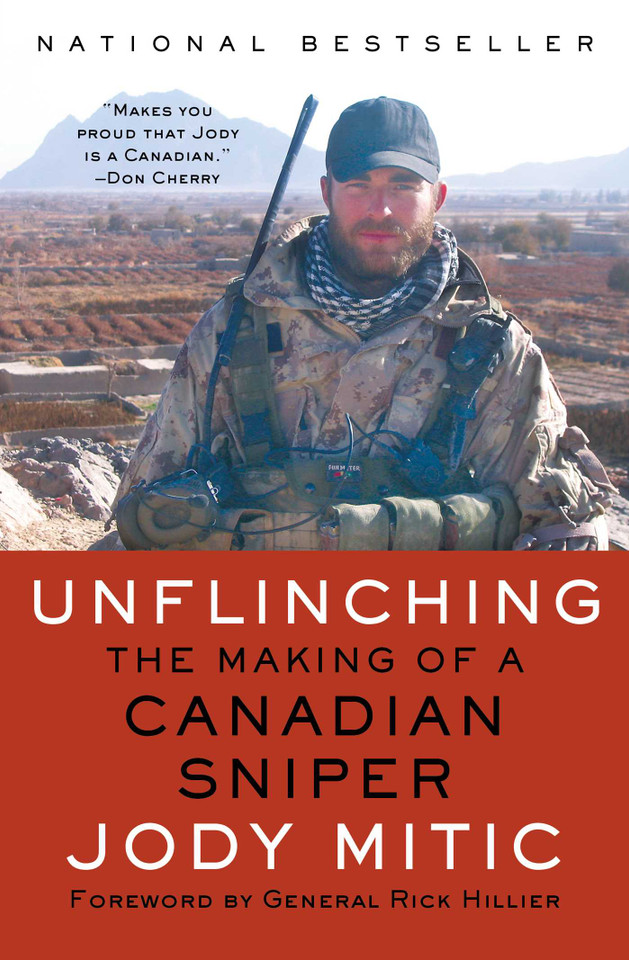Unflinching: The Making of a Canadian Sniper book cover by Jody Mitic