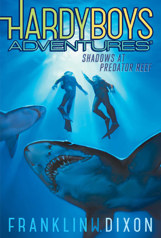 Shadows at Predator Reef (Hardy Boys Adventures) book cover by Franklin W. Dixon