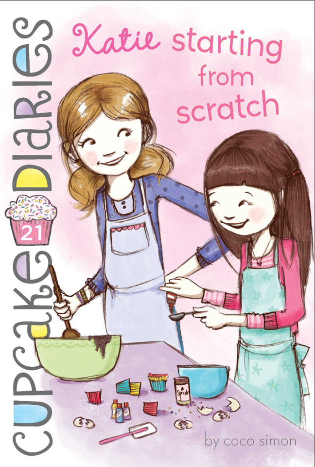 Katie Starting from Scratch (Cupcake Diaries) book cover by Coco Simon