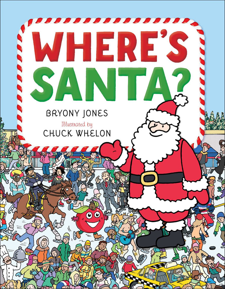 Where's Santa? book cover by Bryony Jones