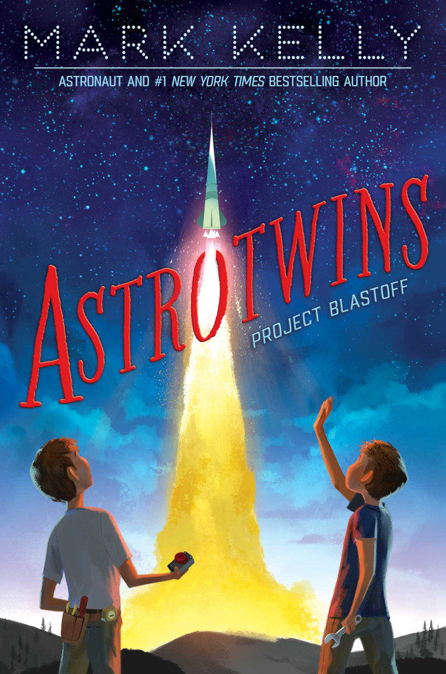Astrotwins -- Project Blastoff (Astrotwins) book cover by Mark Kelly