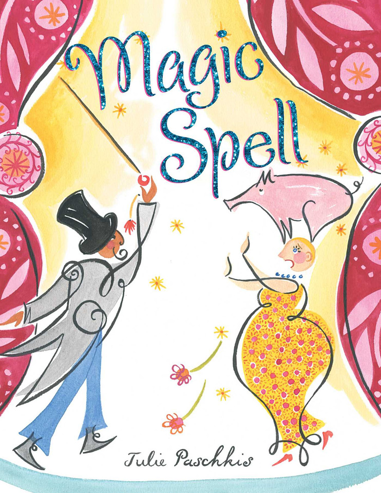 Magic Spell book cover by Julie Paschkis