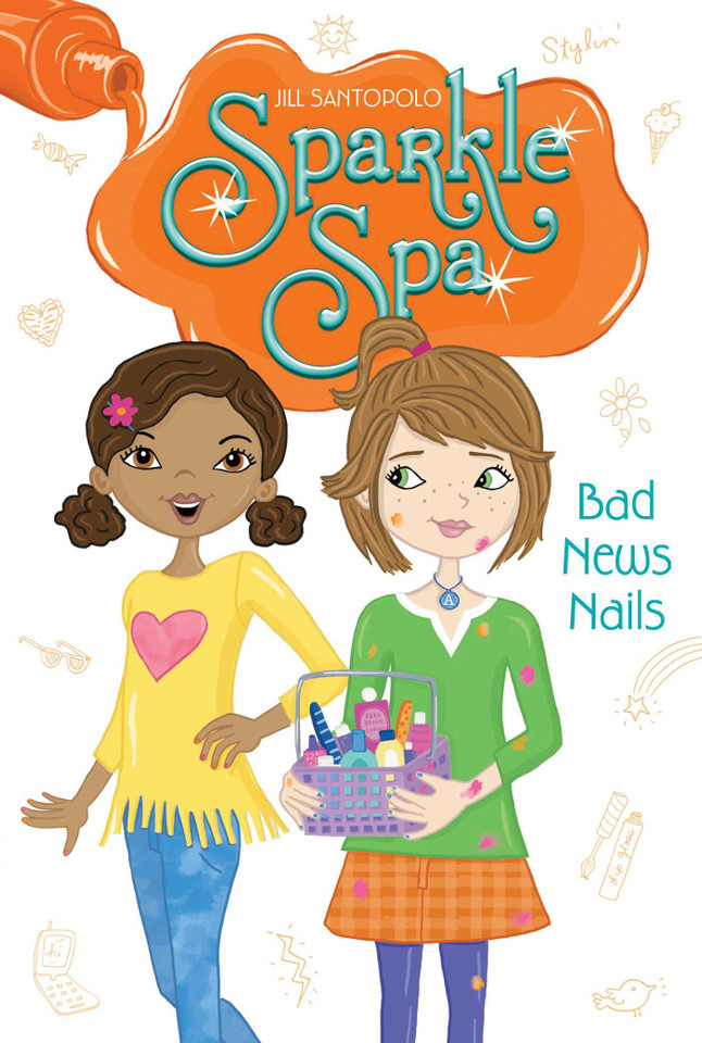 Bad News Nails (Sparkle Spa) book cover by Jill Santopolo