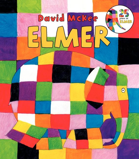 Elmer book cover by David McKee