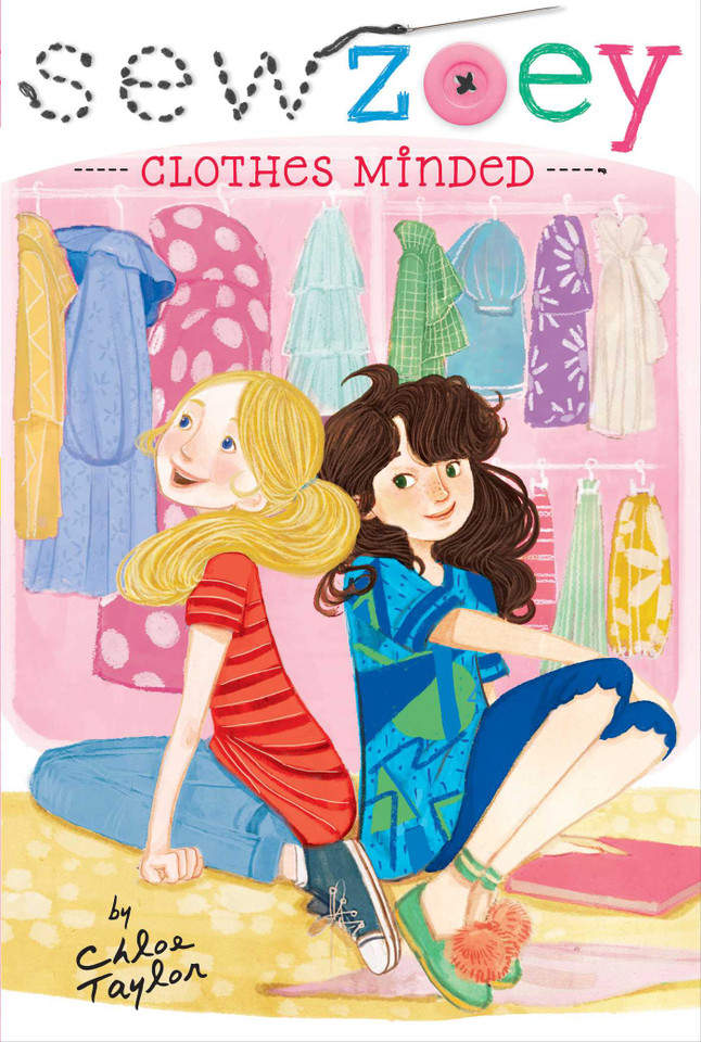 Clothes Minded (Sew Zoey) book cover by Chloe Taylor