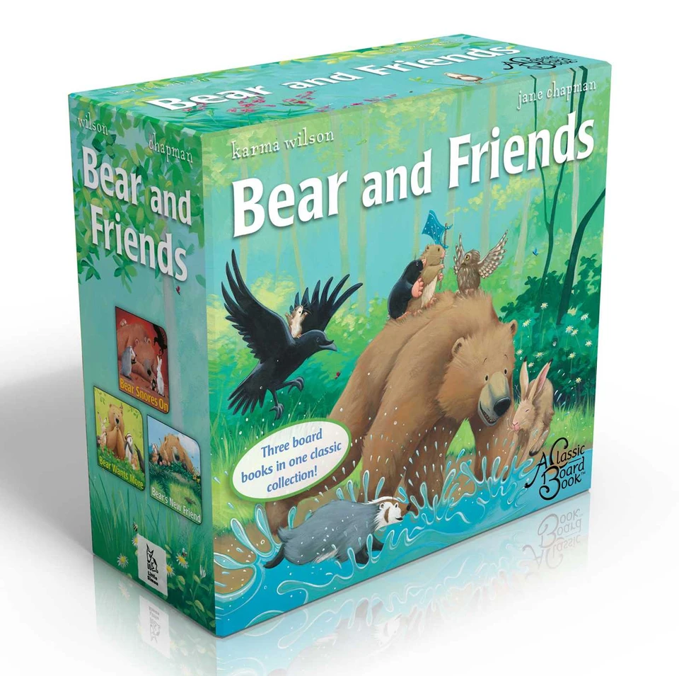 Bear and Friends (Boxed Set): Bear Snores On; Bear Wants More; Bear's New Friend (The Bear Books) book cover by Karma Wilson