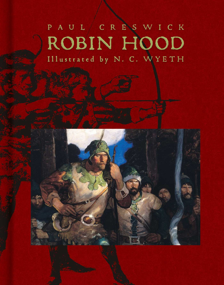 Robin Hood (Scribner Classics) book cover by Paul Creswick