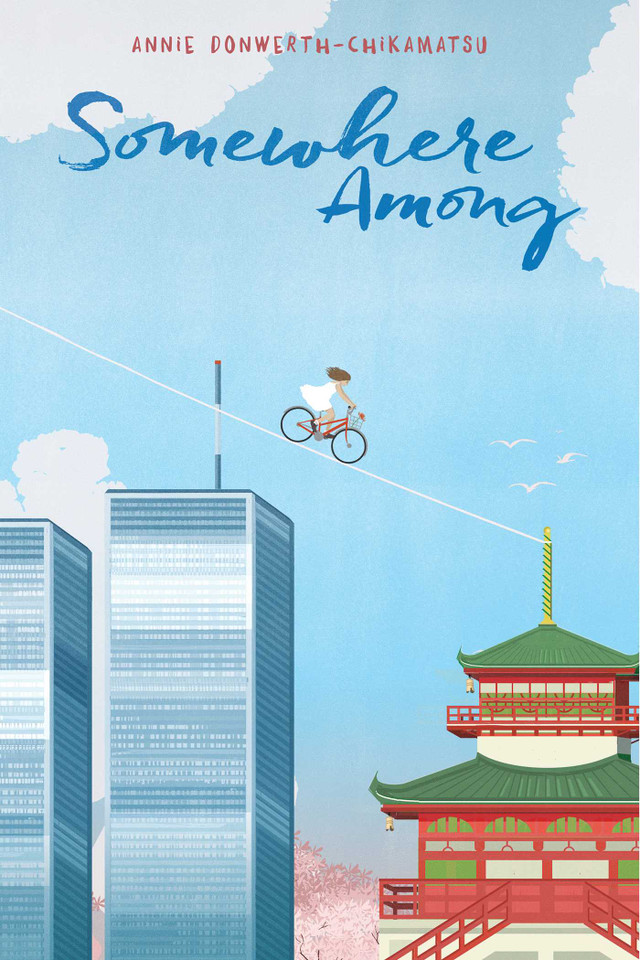 Somewhere Among book cover by Annie Donwerth-Chikamatsu