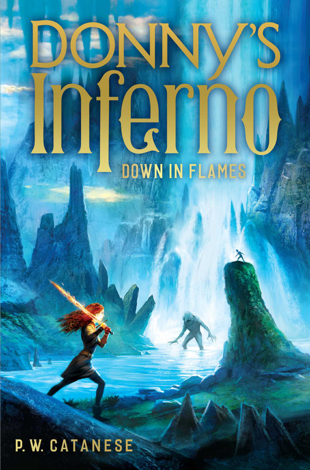 Down in Flames (Donny's Inferno) book cover by P. W. Catanese