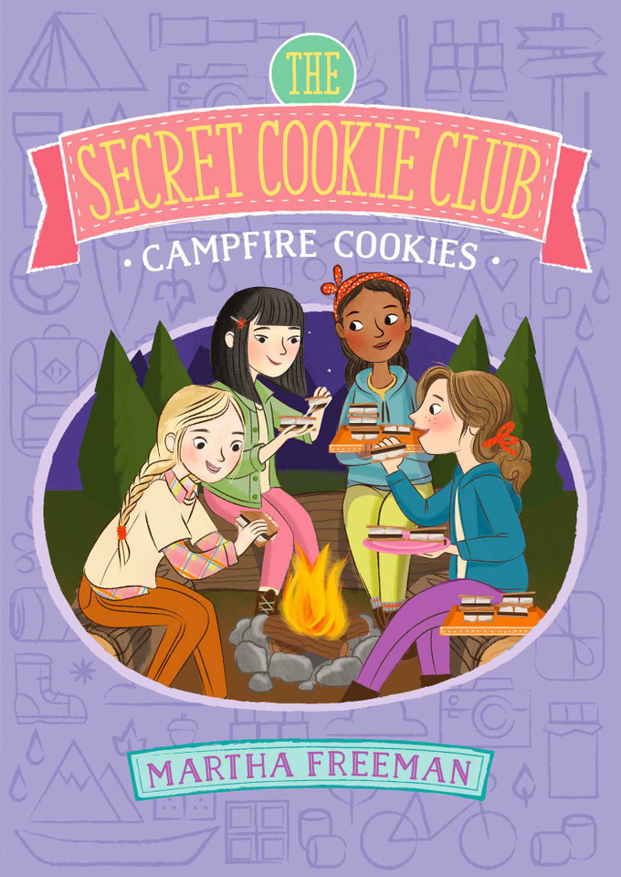 Campfire Cookies (The Secret Cookie Club) book cover by Martha Freeman