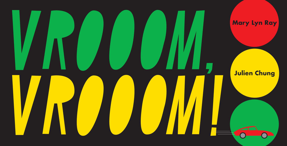 Vrooom, Vrooom! book cover by Mary Lyn Ray