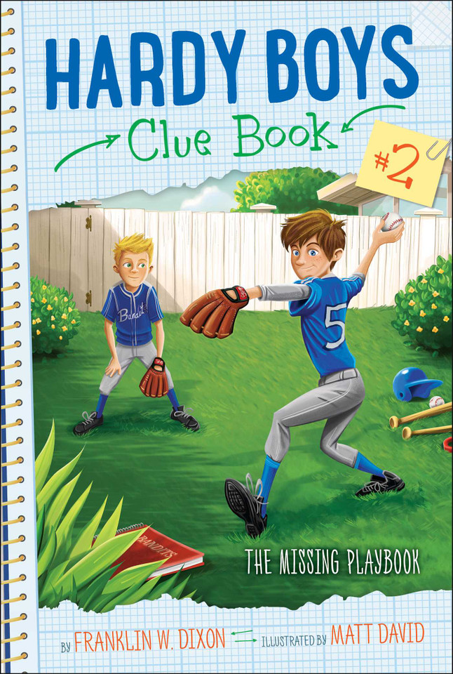 The Missing Playbook (Hardy Boys Clue Book) book cover by Franklin W. Dixon