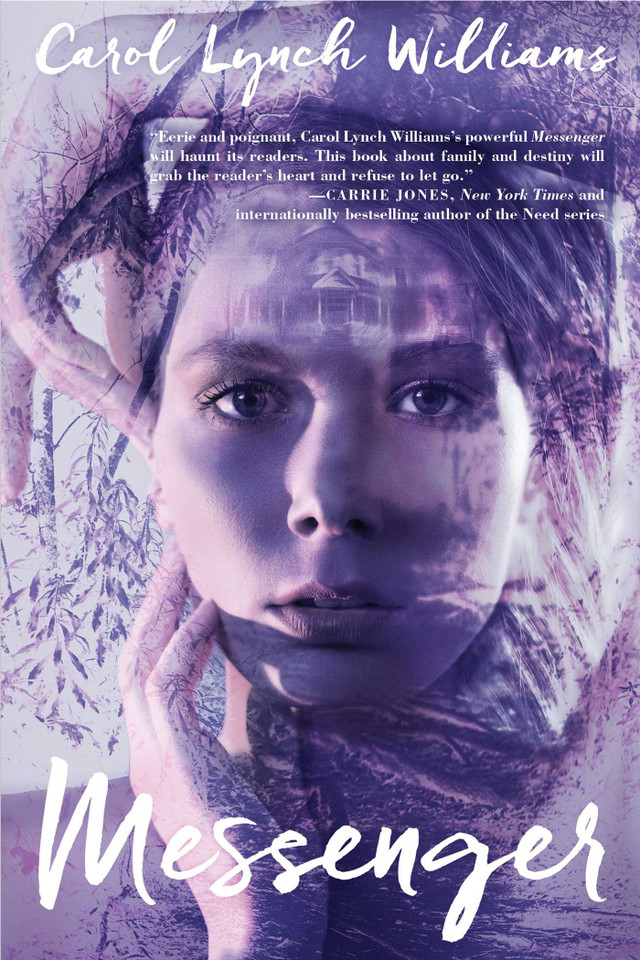 Messenger book cover by Carol Lynch Williams