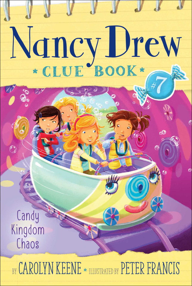 Candy Kingdom Chaos (Nancy Drew Clue Book) book cover by Carolyn Keene